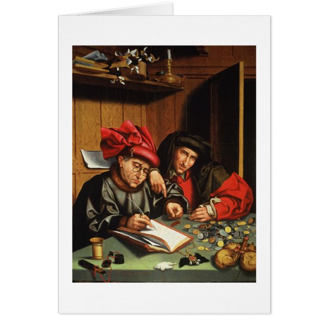 お金Lenders (カシのパネルの油) (正面)