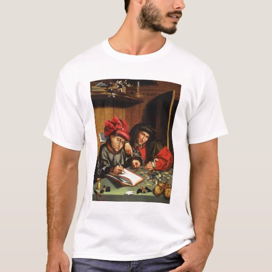 お金Lenders (カシのパネルの油) Tシャツ (正面)