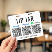 お釣り入れ Venmo PayPal CashApp QRコード 受け取り バッジ