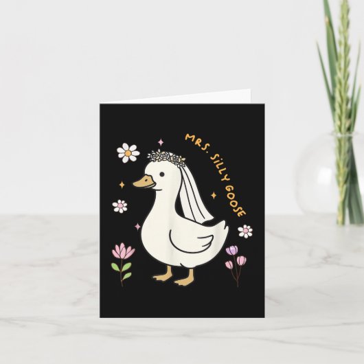 お間抜け嫁さん結婚へ カード (正面)