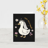 お間抜け嫁さん結婚へ カード (黄色い花)