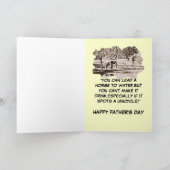お間抜け父様の日 カード (内部)