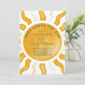 お陽さんと赤ちゃんの歓迎パーティー 招待状 (スタンド正面)