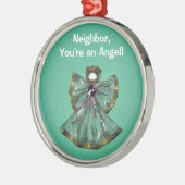 お隣さん、あなたは天使! メタルオーナメント (左)