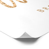 お離れの願い結婚の証印金箔 ポスター (角)