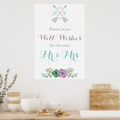 お離れ望みは紫の植物学結婚の ポスター (キッチン)