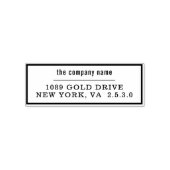 お預かり専用 企業名 セルフインキングスタンプ (デザイン)