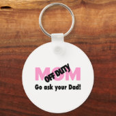 お頼前のパパに行け キーホルダー (正面)