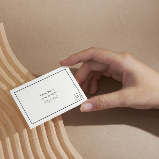 お頼客様レビュー用テンプレートのロ感謝していゴ チラシ