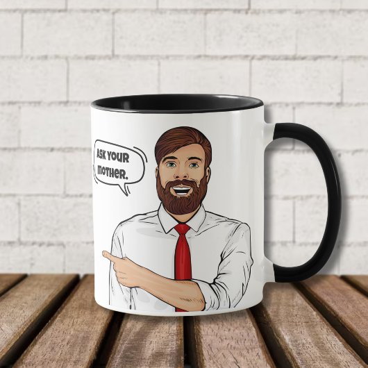 お頼母さんおもしろい- Mothehood Life Journey マグカップ