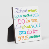 お頼母さんが可愛い四角い額を作れるとは違う フォトプラーク (正面)