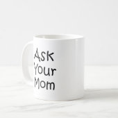 お頼母さん コーヒーマグカップ (正面左)