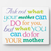 お頼母様が何ができるかない可愛い8x10プラーク フォトプラーク (正面)