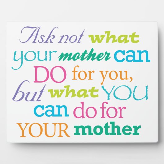 お頼母様が何ができるかない可愛い8x10プラーク フォトプラーク (正面)