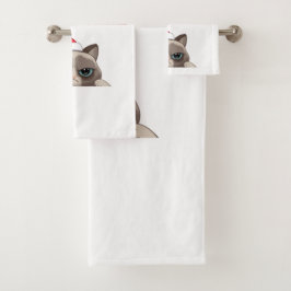 お願いしてメリーも猫は気にない バスタオルセット