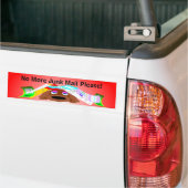 お願いしますこれ以上の不要郵便物! バンパーステッカー (トラック上)