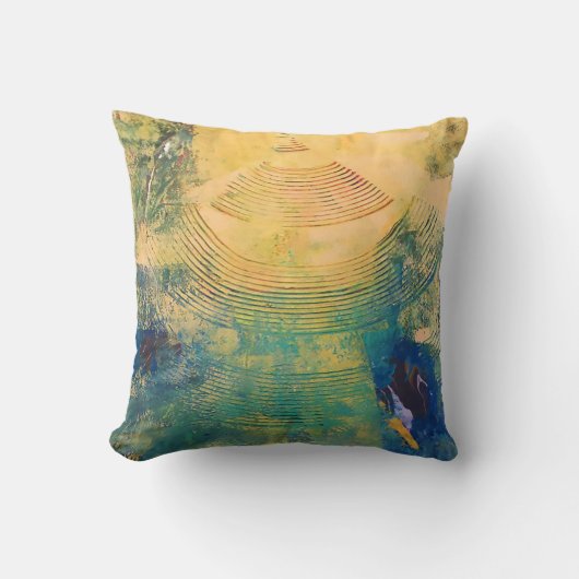 お願いしますマスタード クッション (正面)