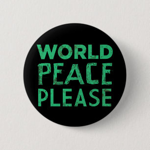お願いします世界平和 缶バッジ
