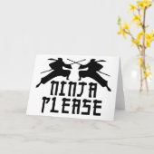 お願いします忍者! カード (黄色い花)