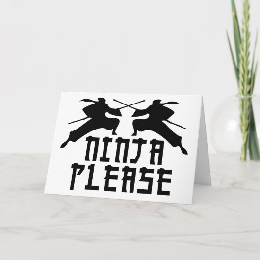 お願いします忍者! カード (正面)