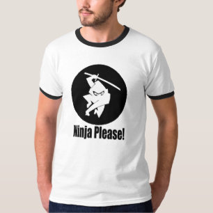 お願いします忍者 Tシャツ