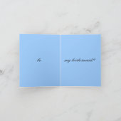 お願いします… 招待状 (内部)