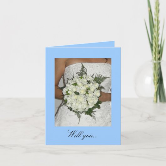 お願いします… 招待状 (正面)