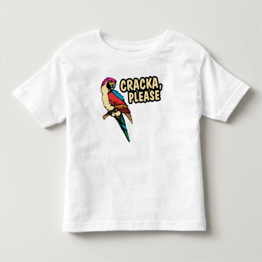 お願いしますCracka トドラーTシャツ (正面)