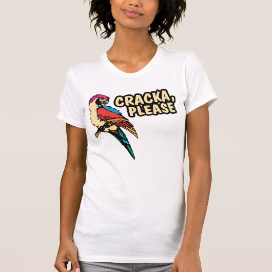 お願いしますCracka Tシャツ (正面)