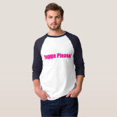 お願いしますFagga! 3/4 Tシャツ (正面フル)