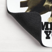 お願いしまやる気を起こさせるす猫写真ことわざ マウスパッド (コーナー)