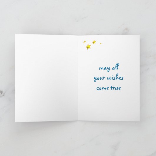 お願いしま来す カード (内部)