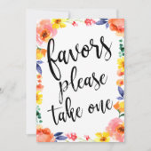 お願いだからフローラのサイン手頃を一つ取って (正面)