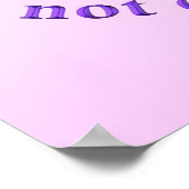 お願いだから私の毛は盗まないでくれ ポスター (角)