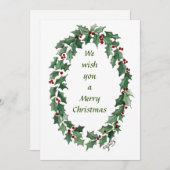 「お願いだ…" ホリ伝統的ーリース色彩の鮮やか シーズンカード (正面/裏面)