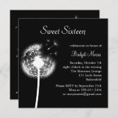 お願いだ!(黒) 招待状 (正面/裏面)