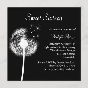 お願いだ！（黒） 招待状