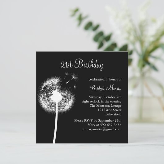 お願いだ！（黒） 招待状 (スタンド正面)