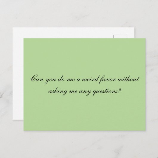 お願いできる風変わりか…引用文サラ・オーファンBl ポストカード (正面/裏面)