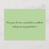 お願いできる風変わりか…引用文サラ・オーファンBl ポストカード (正面)