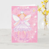 お願いの'特別な娘'誕生日カードを作る カード (黄色い花)