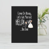 お願いよハニー、結婚しようよ! ヘルプ! 面白いね 招待状 (スタンド正面)
