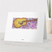 お願いアコースティックハッピーバースデー カード (裏面)