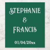 お願いウィネラベル ワインラベル (シングルラベル)