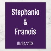 お願いウィネラベル ワインラベル (シングルラベル)