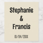 お願いウィネラベル ワインラベル (シングルラベル)