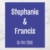 お願いウィネラベル ワインラベル (シングルラベル)