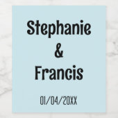 お願いウィネラベル ワインラベル (シングルラベル)