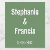 お願いウィネラベル ワインラベル (シングルラベル)