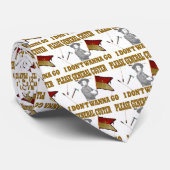 お願いカスター私は行きたくない ネクタイ (ロール)